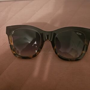 Quay Australia Black and Tortoise Women's Sunglasses